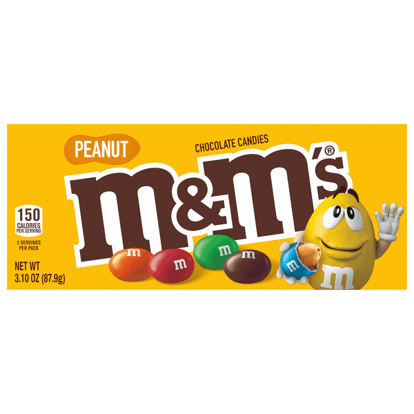 M&M's Peanut Milk Chocolate Candy Single