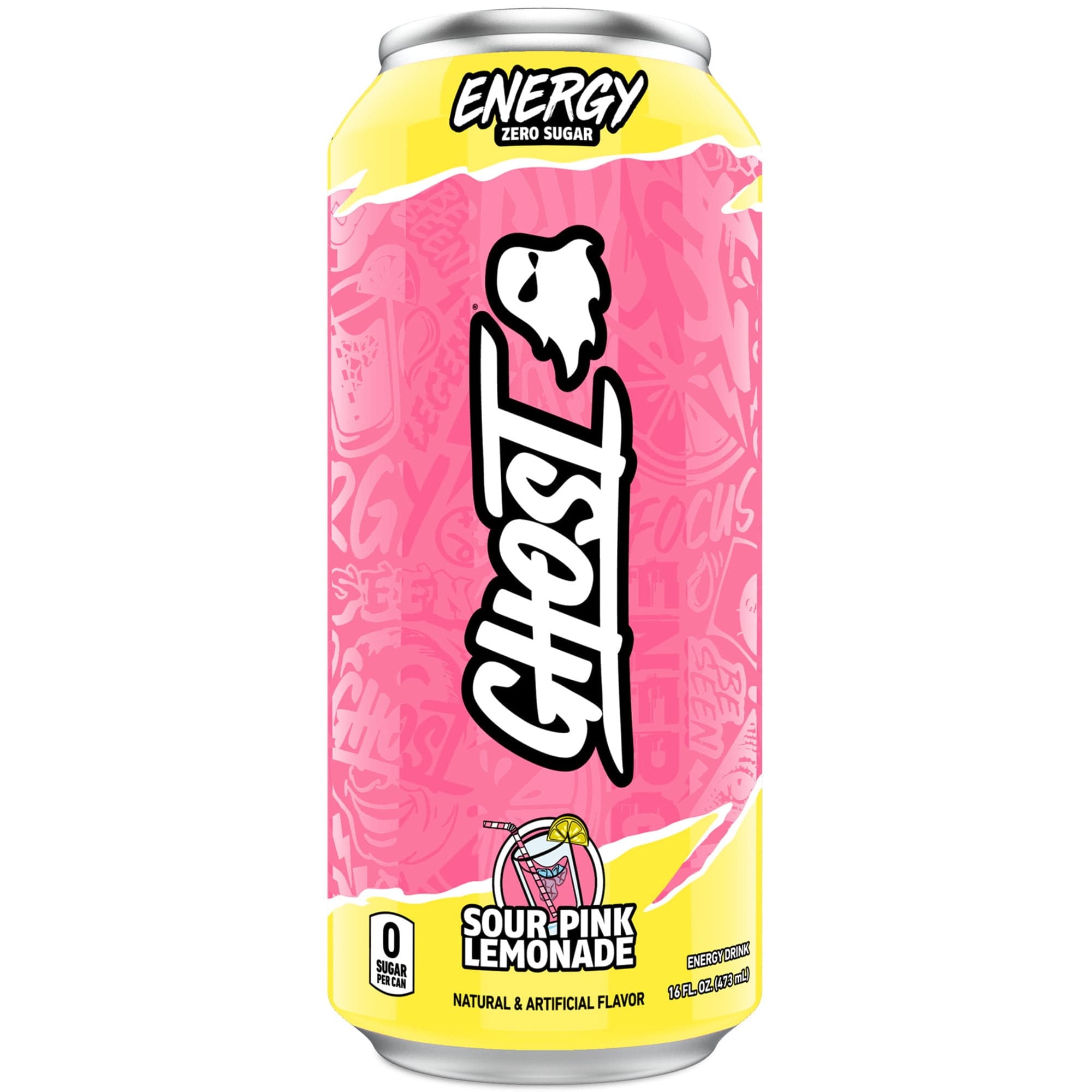 Ghost Energy Ghost Zero Sugar Sour Pink Lemonade