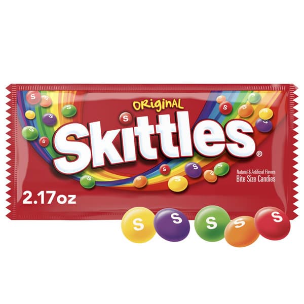 Skittles Original Chewy Candy Full Size
