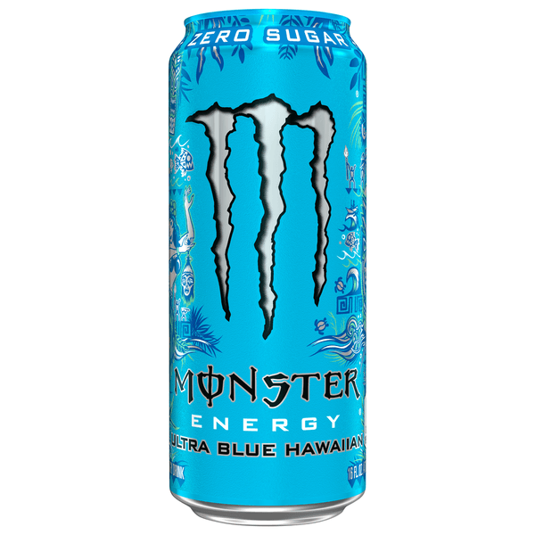 Monster Energy Drink Zero Sugar Ultra Blue Hawaiian
